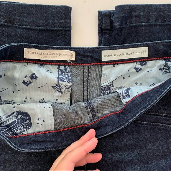 Pilcro and the Letterpress High Rise Denim Legging - Picture 6 of 6